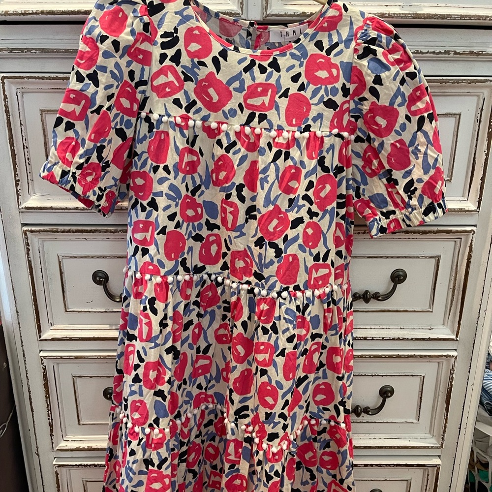 NWT THML Woven Pom Pom Dress
